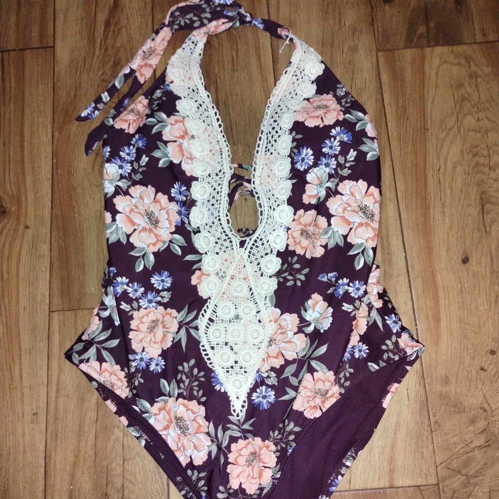 Large one piece bathing suit
